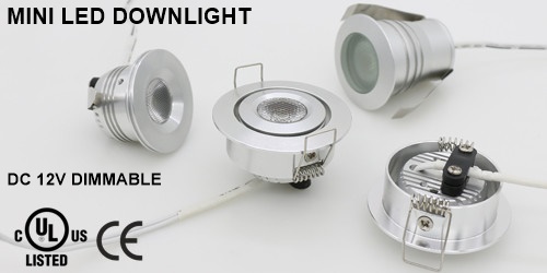 UL Listed 12V MINI LED DOWNLIGHT