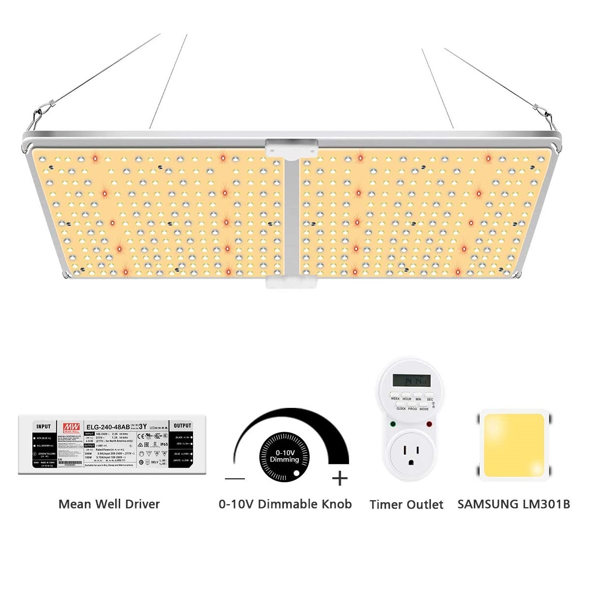 220W LED Panel Grow Light